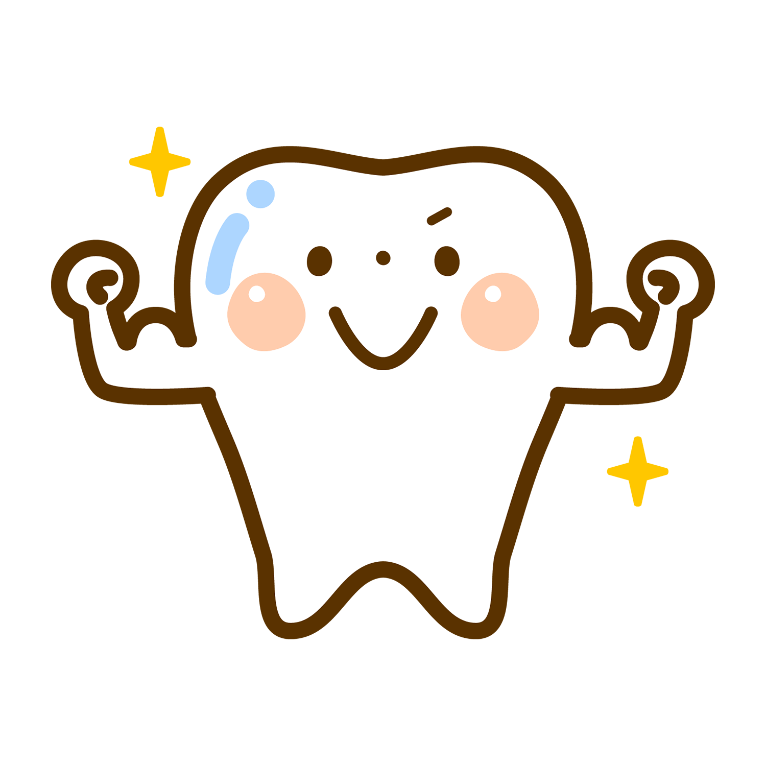 フッ素の働きのイメージ