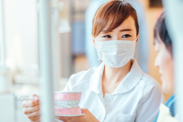 歯周病の検査の画像